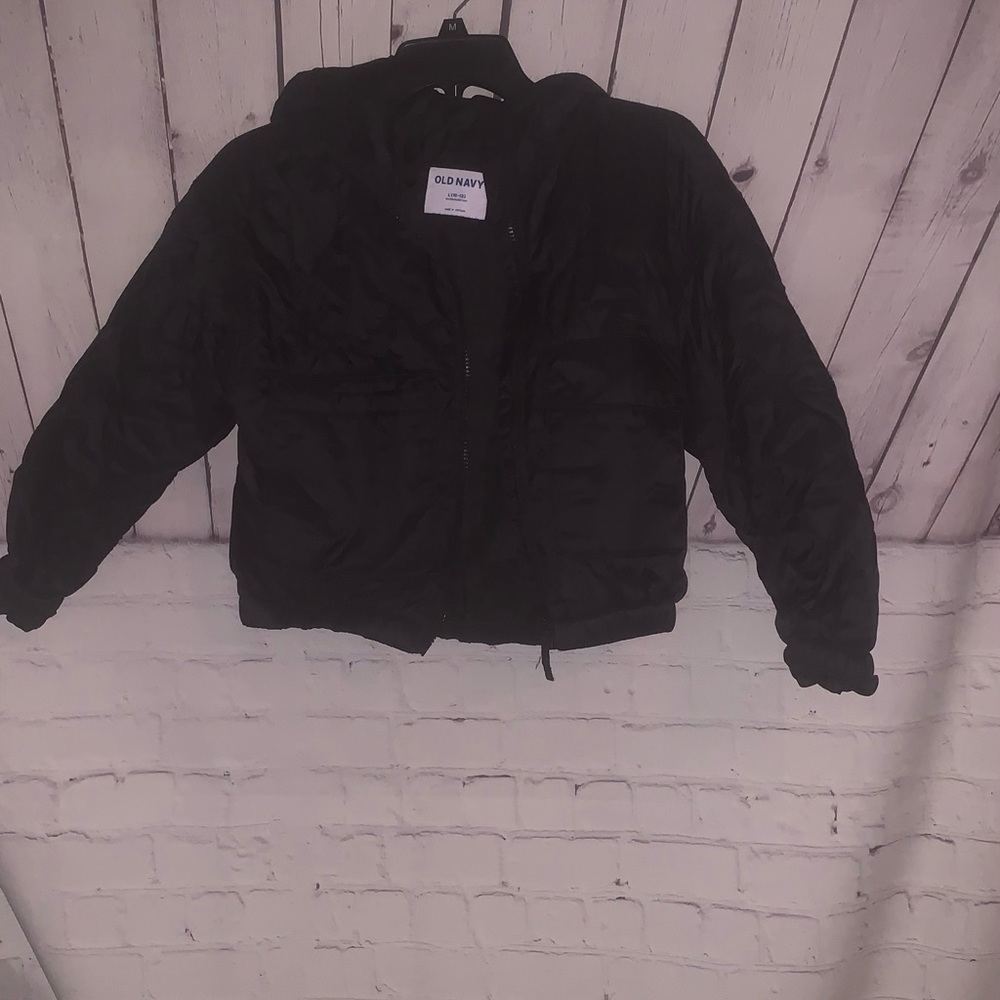 Old Navy Charcoal Water-Resistant Jacket